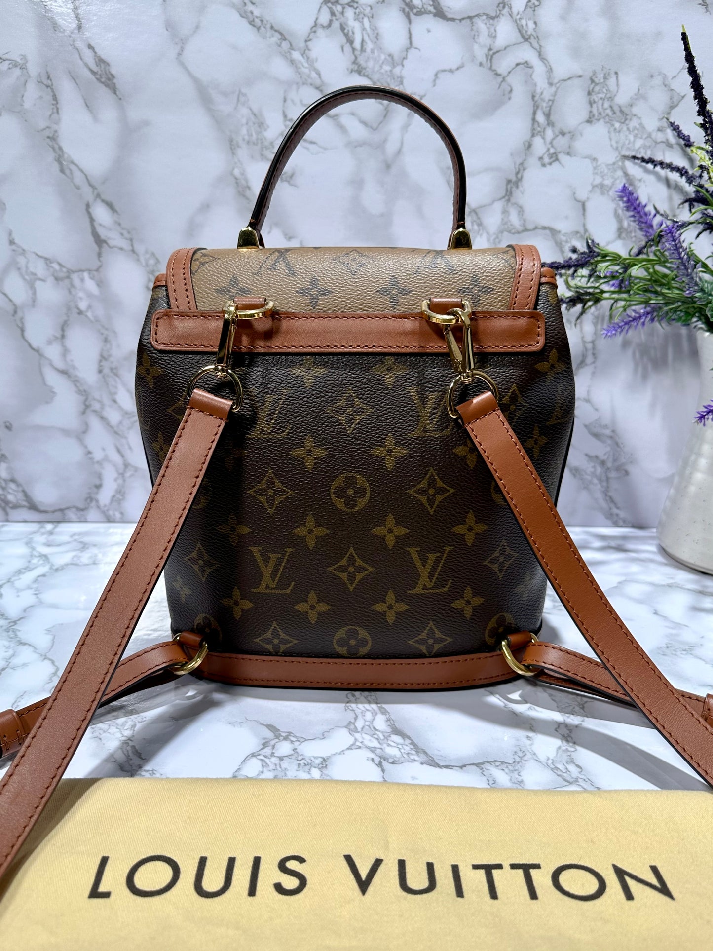 Reverse Monogram Dauphine Backpack
