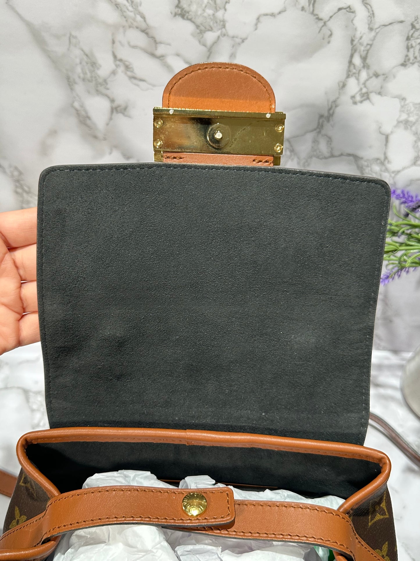 Reverse Monogram Dauphine Backpack